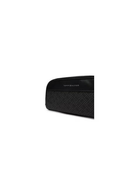 Tommy Hilfiger Ľadvinka Th Flag Monogram Camera Bag čierna