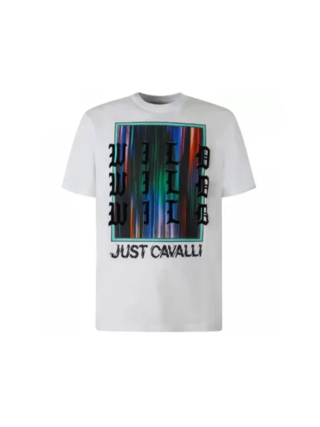 Koszulka Just Cavalli biała