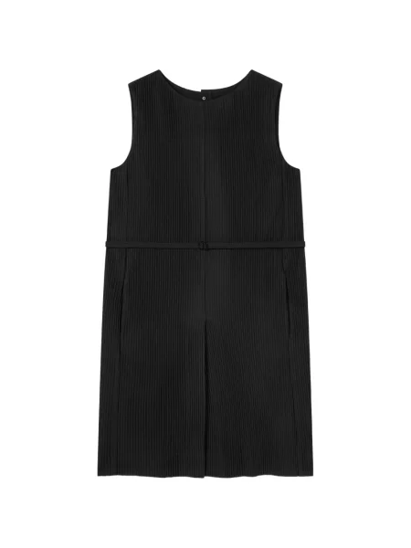 Rochie Tomboy de catifea cord de costum negru