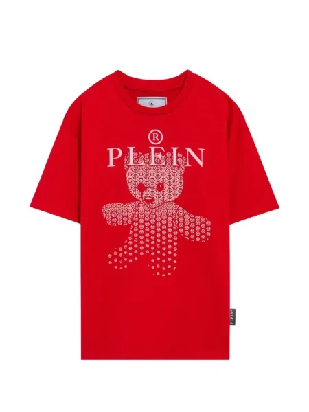 Koszulka dziecięca Philipp Plein czerwona