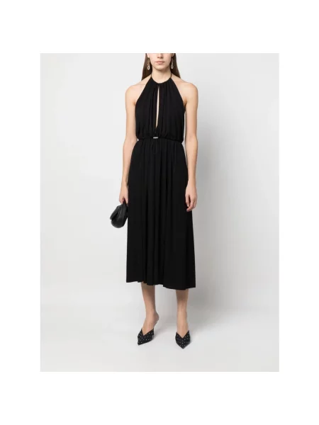 Sukienka midi Miu Miu do kolan czarna