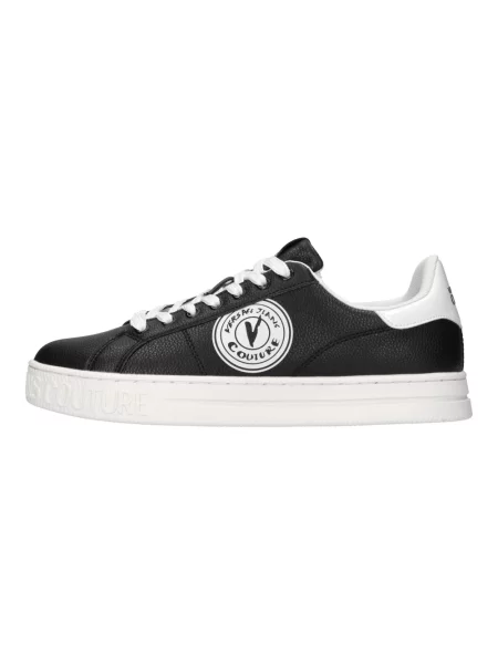 Sneakersy Versace Jeans Couture skórzane czarne