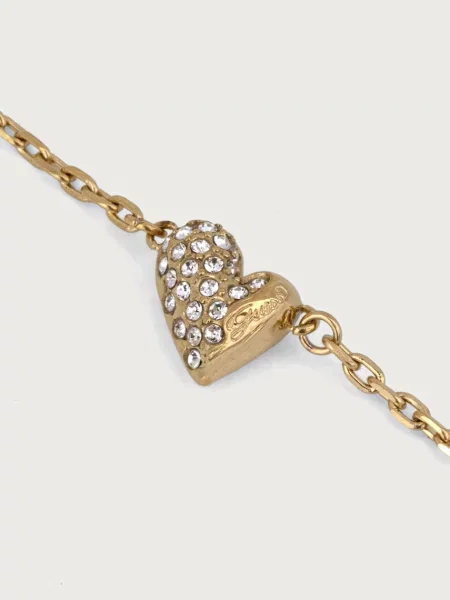 Guess lănțișor pentru femei din oțel inoxidabil GOLDEN LOVE