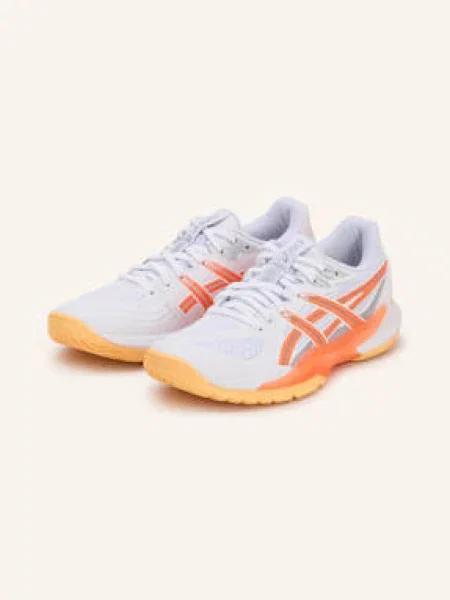 Asics Sálové Boty Powerbreak Ff / oranžová / šedá bílá