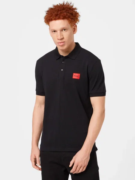 HUGO Tricou / roșu negru