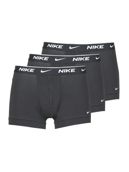 Pánske boxerky Nike Everyday Cotton Stretch Trunk black čierna