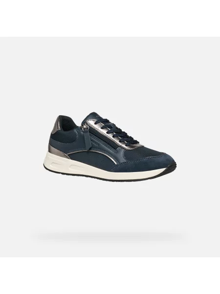Sneakerși Geox albastru