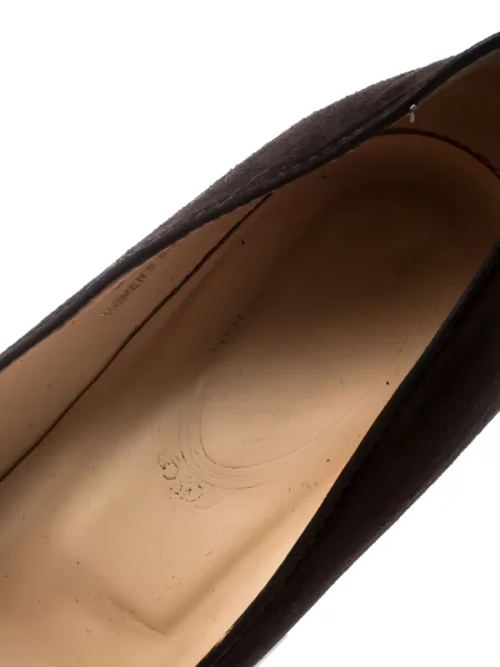 Pantofi cu toc Tod's din piele de căprioară maro