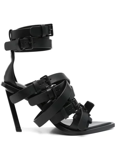 Sandale Ann Demeulemeester din piele negru