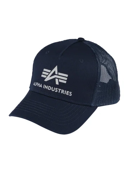Pánská kšiltovka Alpha Industries Basic Trucker rep.blue modrá