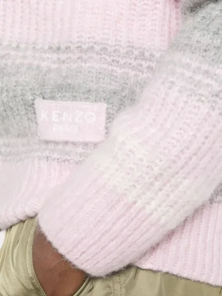 Cardigan Kenzo cu dungi roz
