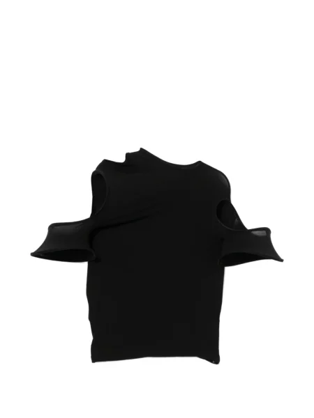 Top Junya Watanabe asimetric negru
