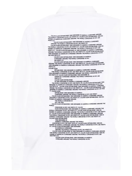 Cămașă Calvin Klein cu broderie alb