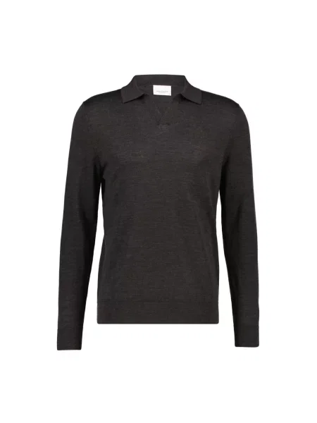 Sweter Profuomo wełniany brązowy