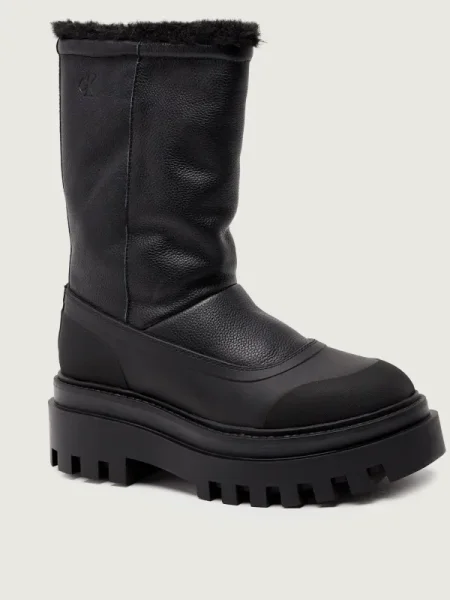 Cizme de zăpadă Calvin Klein Jeans negru
