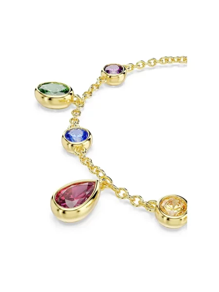 Swarovski bransoletka pozłacana z cyrkonią IMBER żółta