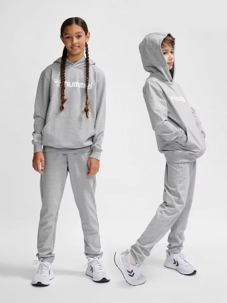 Bluza z kapturem dla dzieci Hummel Go Logo szara