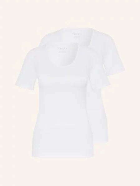 Falke Trička Daily Comfort 2 Kusy V Balení bílá