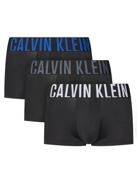 Calvin Klein Underwear Boxeri albastru / gri închis alb negru