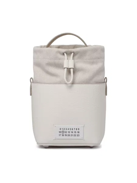 Mała torebka bucket Maison Margiela biała