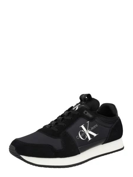 Маратонки Calvin Klein Jeans RUNNER SOCK LACEUP NY-LTH W черно