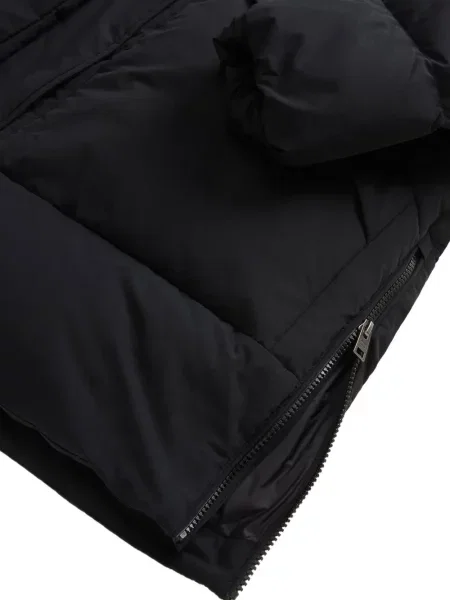 Geacă parka Woolrich cu glugă negru