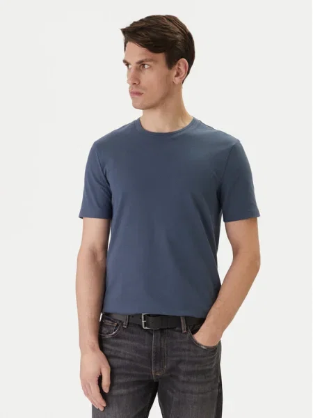 BOSS Tricou Tiburt albastru