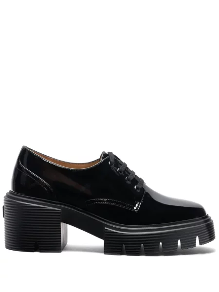 Kožené polobotky Stuart Weitzman černé