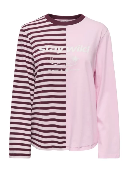 ONLY Tricou ONLAVA ciclam / roz alb