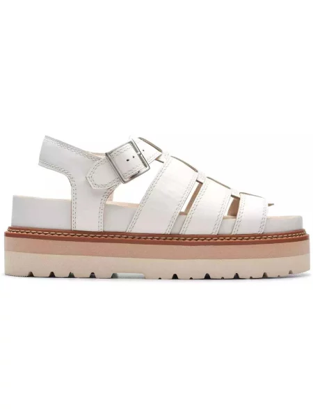 Pantofi Clarks alb