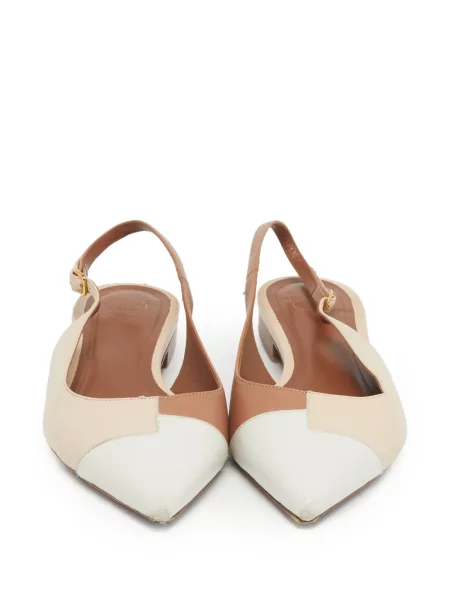 Bőr lapos talpú körömcipő Malone Souliers