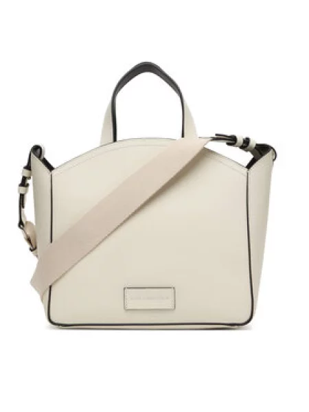 Karl Lagerfeld Ročna torbica IKON CIRCLE rdeča / črna / volneno bela