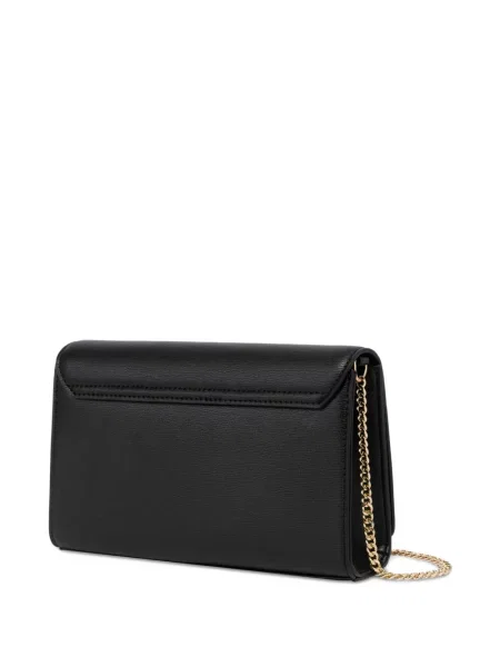 Colier Love Moschino cu motiv cu inimi negru