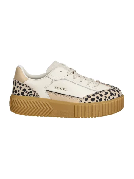 Sneakersy Sorel skórzane białe
