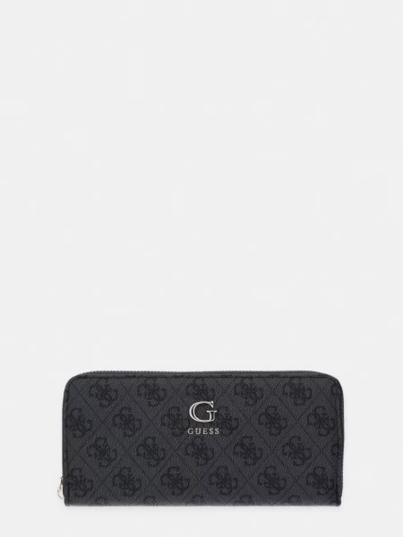 Portofel Guess cu autograf din piele gri