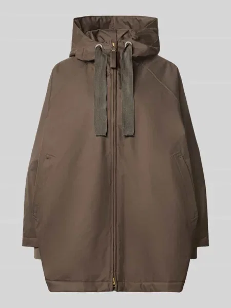 Płaszcz o kroju relaxed fit z kapturem model PURE' G-lab