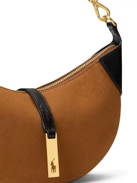 Polo Ralph Lauren сумочка hobo шкіряна
