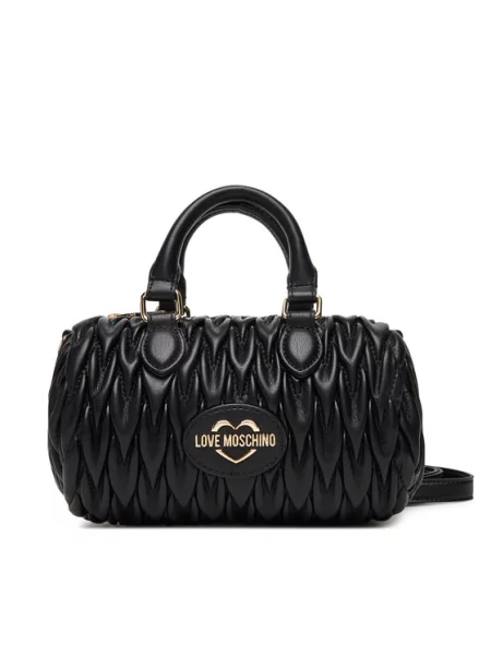 Pisemska torbica Love Moschino črna
