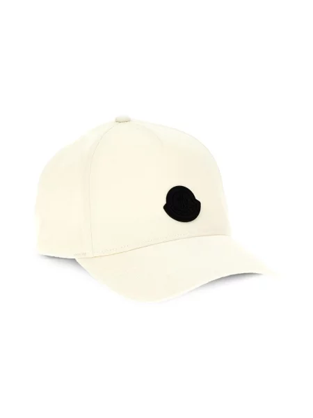 Czapka z daszkiem Moncler biała