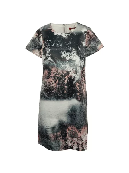 Rochie mini Max Mara din satin gri
