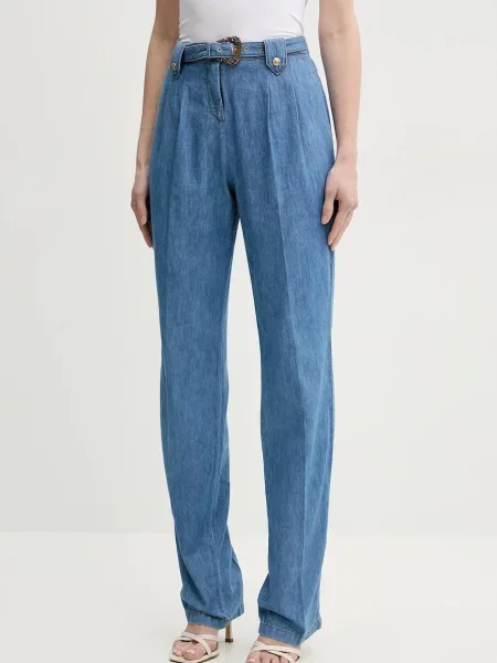 Versace Jeans Couture jeans high waist albastru