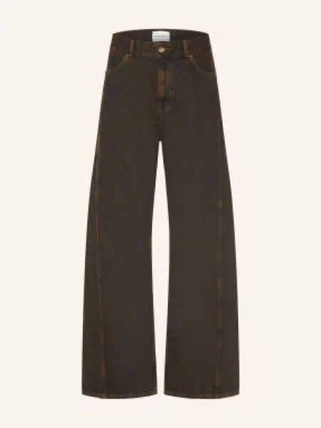 Claudie Pierlot Jeansy Wide Leg braun brązowe