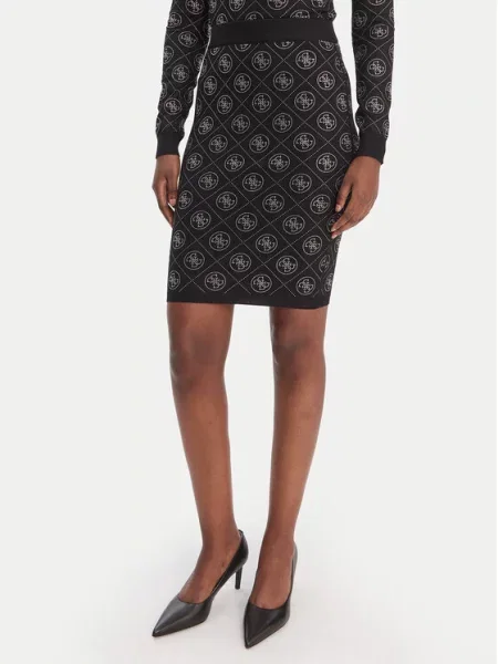 Guess Спідниця-міді чорний