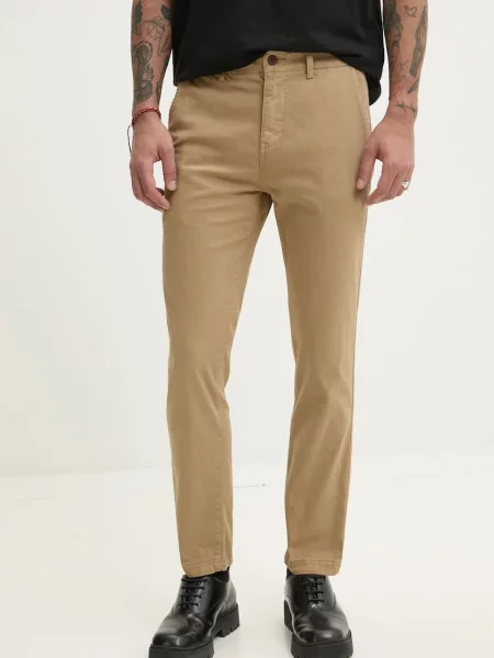 Superdry pantaloni barbati cu fason chinos verde