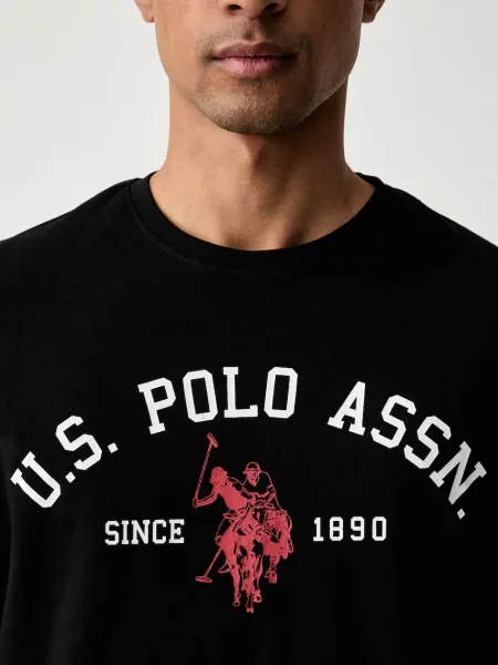 Поло U.s. Polo Assn. с принтом