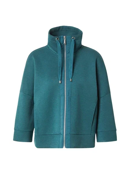 TOM TAILOR Mikina tmavě zelená