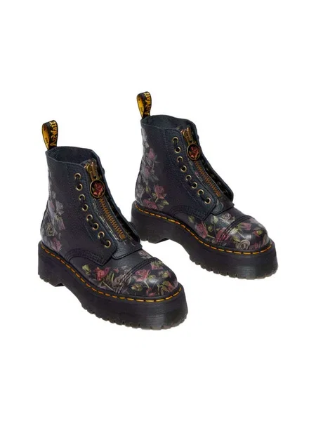 Outdoorová obuv Dr. Martens Sinclair Decayed Roses Tumbled Nappa  čierna