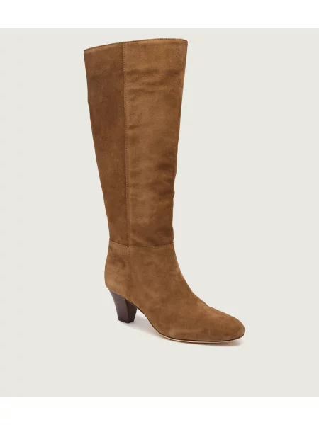 LAUREN RALPH LAUREN Cizme cu Emersyn | piele întoarsă maro