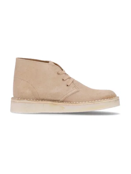 Botki Clarks zamszowe różowe