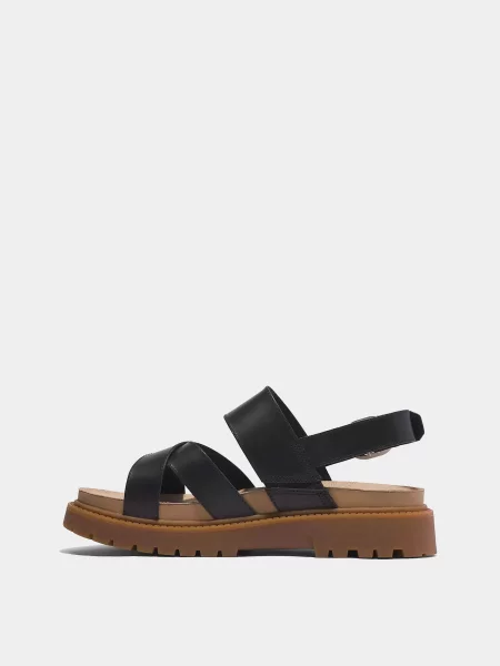 Кожаные босоножки Timberland черные